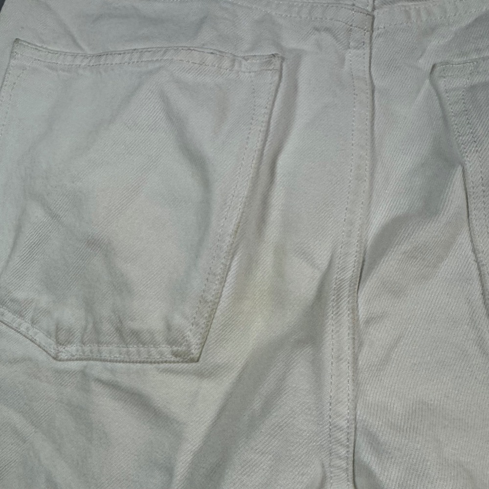 ALLSAINTS Mari Boys Jean High Rise Straight‎ Leg Jeans White W29 - Picture 12 of 12